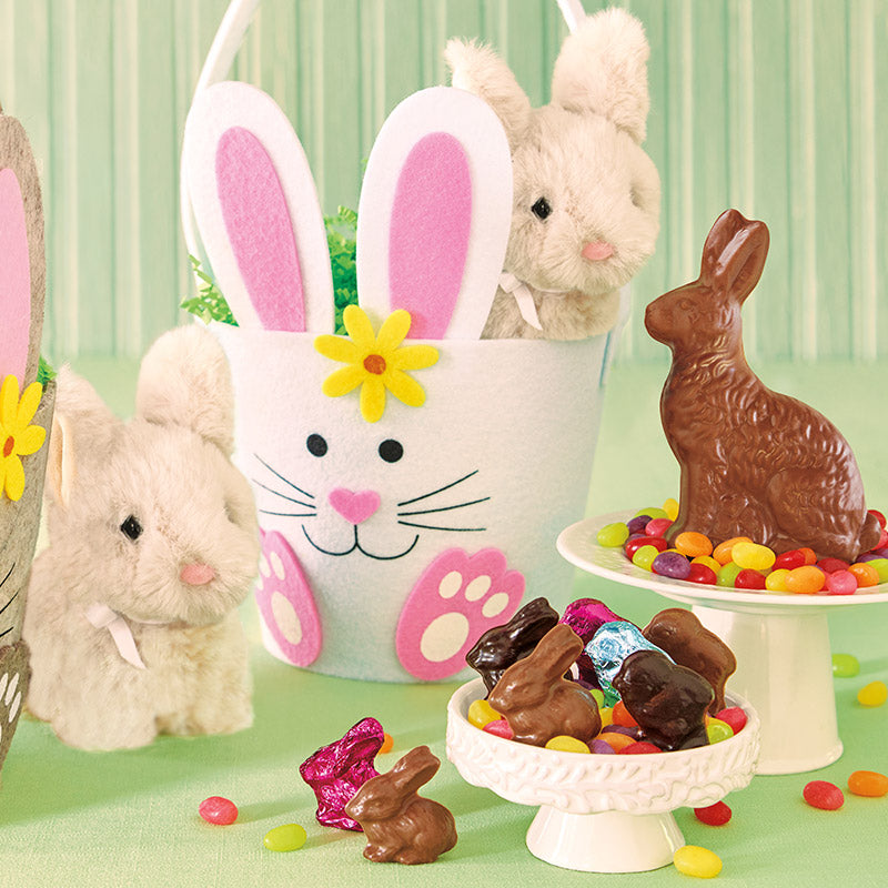 Ultimate White Easter Basket - Milk Chocolate